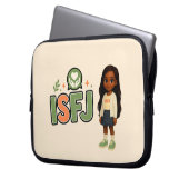 ISFJ — A Guardiã da Harmonia Laptop Sleeve (Voorkant Links)