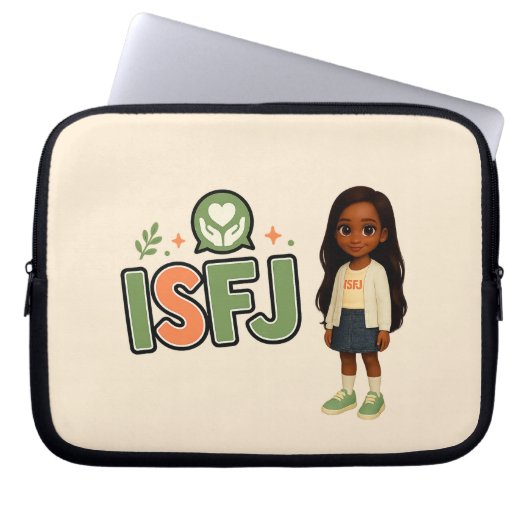 ISFJ — A Guardiã da Harmonia Laptop Sleeve (Voorkant)