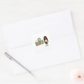 ISFJ — A Guardiã da Harmonia Vierkante Sticker (Envelop)