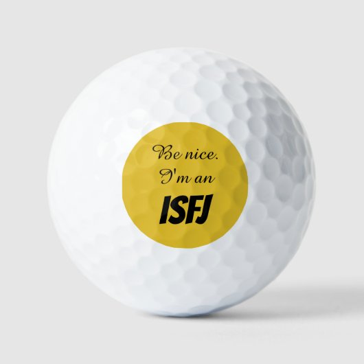 ISFJ Golfballen (Voorkant)