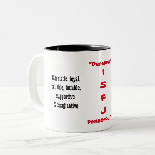 ISFJ Personality Mok (Voorkant links)