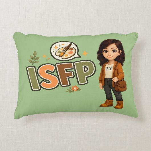 ISFP — A Artista Livre Accent Kussen (Voorkant)