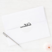 ish logo Wt Ronde Sticker (Envelop)