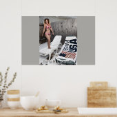 Ishah Laurah tijdens de Olympische Winterspelen 20 Poster (Keuken)