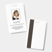 Ishah Laurah Wright Academie En Universiteit Badge (Voor- en achterkant)