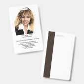 Ishah Laurah Wright Academy and University Badge (Voor- en achterkant)