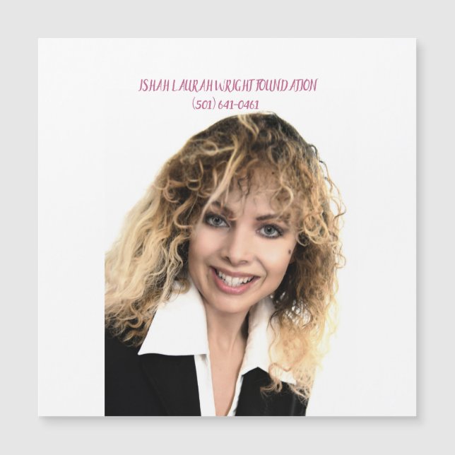 ISHAH LAURAH WRIGHT FOUNDATION (Voorkant)