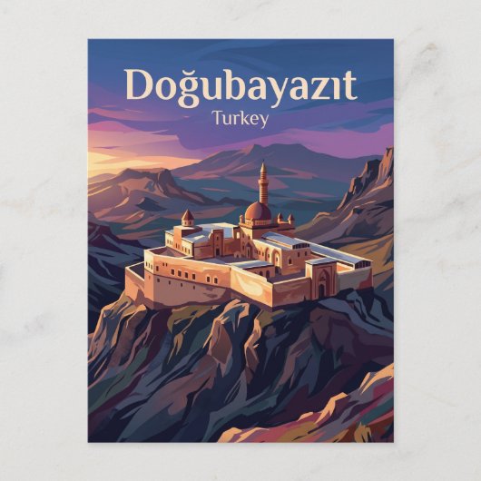 İshak Paşa-paleis Turkije Briefkaart (Voorkant)