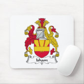Isham Family Crest Muismat (Met muis)