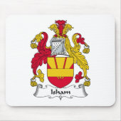Isham Family Crest Muismat (Voorkant)