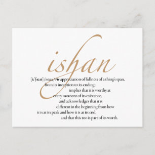 Ishan Briefkaart