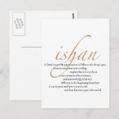 Ishan Briefkaart (groot) (Voorkant / Achterkant)