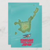 Ishigaki Okinawa, Japanse kaart (Voorkant / Achterkant)