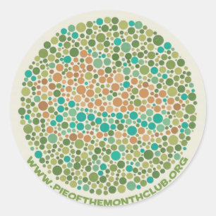 Ishihara-test voor taart stickers