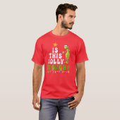 ishis Jolly Enough Green Merry Christmasree Lights T-shirt (Voorkant volledig)