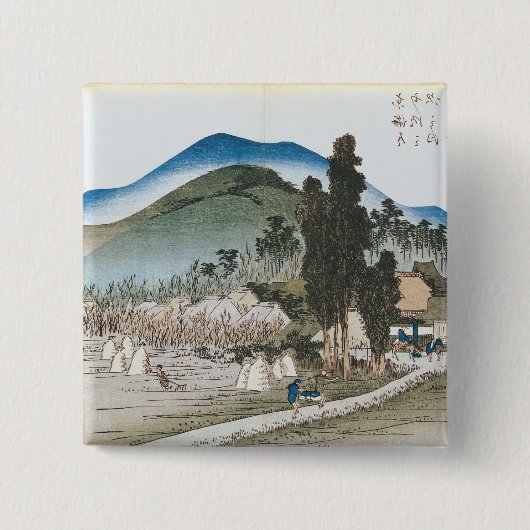 Ishiyakushi Vierkante Button 5,1 Cm (Voorkant)
