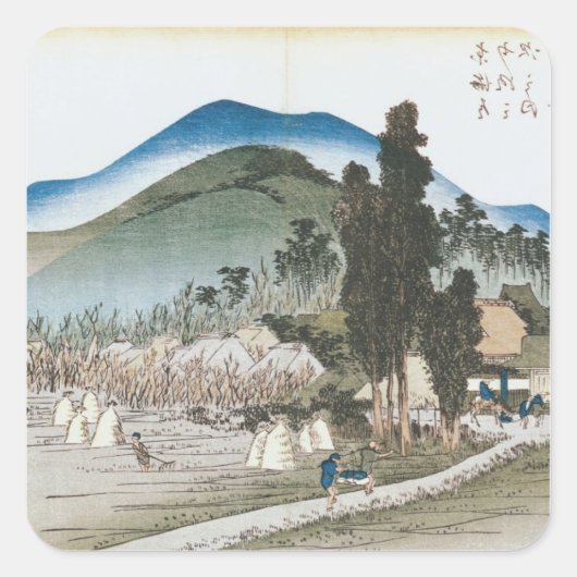 Ishiyakushi Vierkante Sticker (Voorkant)