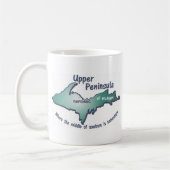 Ishpeming Upper Peninsula midden in het niets Koffiemok (Links)