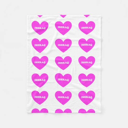 Ishraq Fleece Deken (Voorkant)