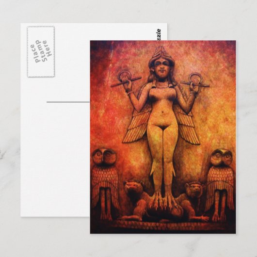 ishtar briefkaart (Voorkant / Achterkant)