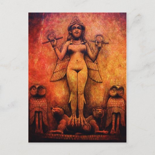 ishtar briefkaart (Voorkant)