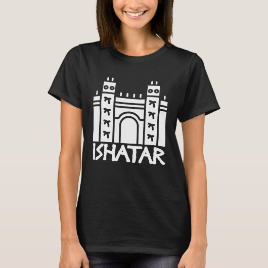 Ishtar Gate Babylon Mesopotamia Akkad Archeologie T-shirt (Voorkant)