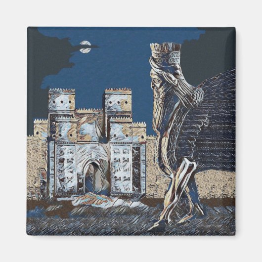 Ishtar gate magneet (Voorkant)