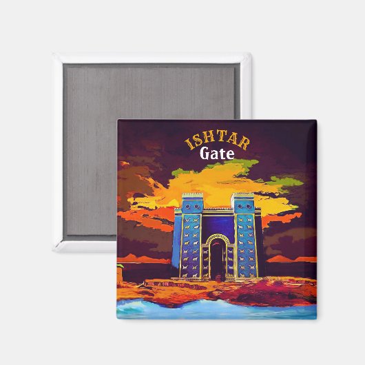 Ishtar gate Magnet (Voorkant / Achterkant)