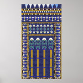 Ishtar Gate Wall van Flowers Print (Voorkant)