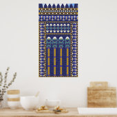 Ishtar Gate Wall van Flowers Print (Keuken)