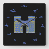 Ishtar Gate wandklok (Voorkant)