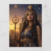 Ishtar Godin Briefkaart (Voorkant)