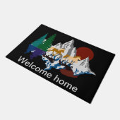 Isi in den Bergen Deurmat (Schuin)