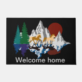 Isi in den Bergen Deurmat (Voorkant)