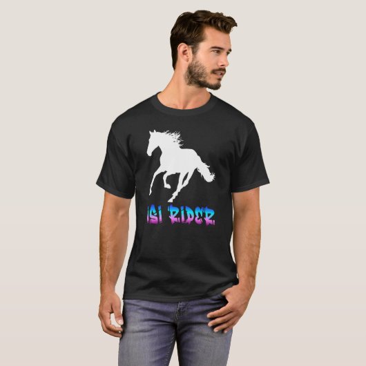 Isi Rider for Girls Riders Horse T-shirt (Voorkant volledig)