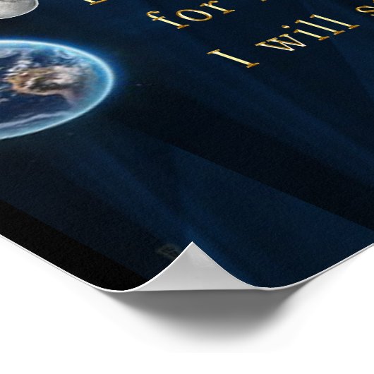 Isiah 41:10 het Poster van de Manuscript (Hoek)