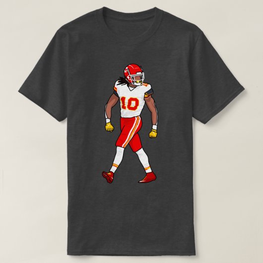 Isiah de running back t-shirt (Design voorkant)