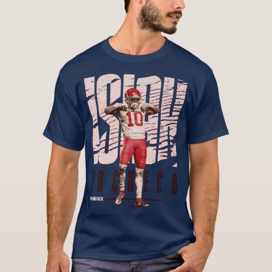 Isiah Pacheco Kansas City Pose T-shirt (Voorkant)