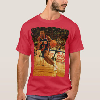 Isiah Thomas  ontwerp van basketbal 2 T-shirt