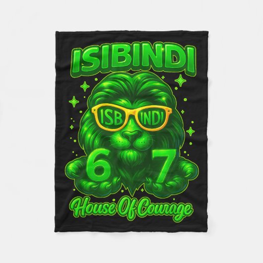 Isibindi House Of Courage School Systeem 6 7 Grapp Fleece Deken (Voorkant)