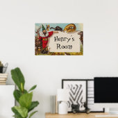 Isidore de Elf & zijn Dieren Kleine Poster (Thuiskantoor)