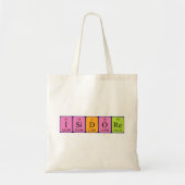Isidore periodieke table name canvas tas (Voorkant)