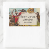 Isidore the Elf & his Animals Address Sticker (Tas)