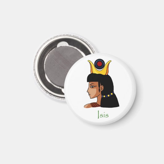 Isis Ancient Egyptian Goddess magnet (Voorkant / Achterkant)