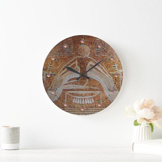 ISIS, Antiek Brown Sepia Grote Klok (Huis)