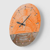 ISIS, Antique Brown Orange Sepia Grote Klok (Hoek)