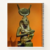 Isis (Auset) sucking Horus (Heru) Egypt (Kemet)  Notitieboek (Achterkant)