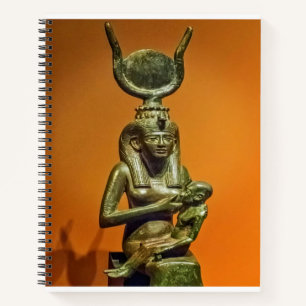 Isis (Auset) sucking Horus (Heru) Egypt (Kemet)  Notitieboek