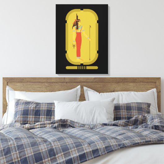 Isis Canvasprint Canvas Afdruk (Insitu (Slaapkamer))