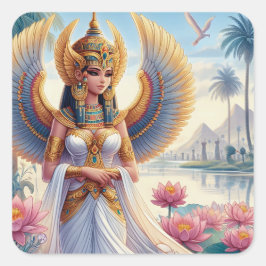 Isis: Goddess of the Nile Vierkante Sticker